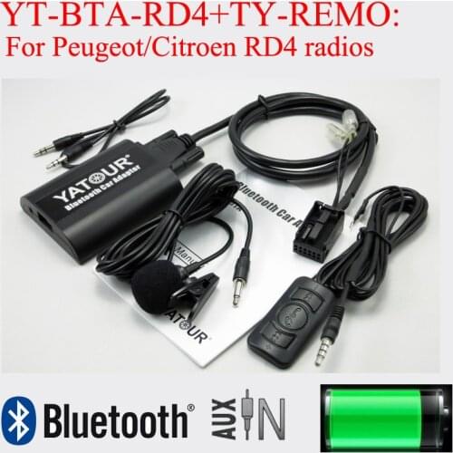 Yatour Bluetooth car radio music player for Peugeot Citroen RD4 radios