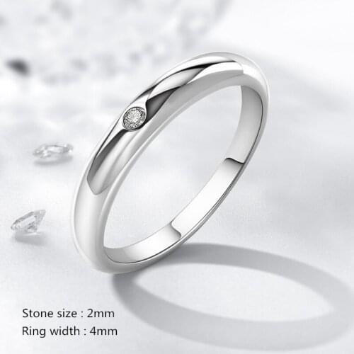 BUYEE Rings With Diamonds