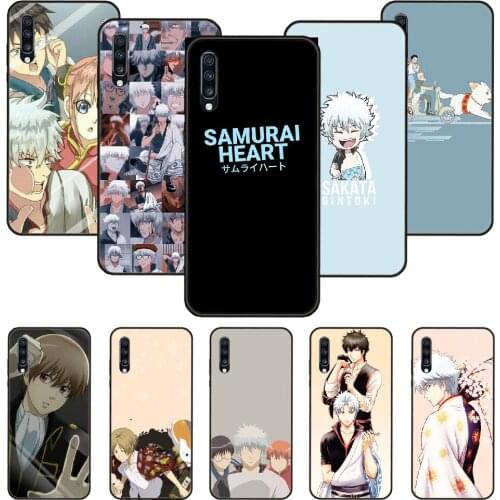 Phone Case For Samsung Galaxy A 50 51 71 70 7 5 10 20 30 40 41 21 S E Black Cover Shell Silicone Waterproof Japan Anime GINTAMA