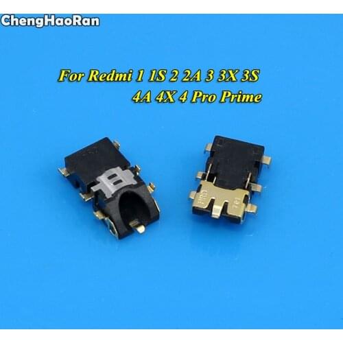 ChengHaoRan 5PCS for Xiaomi Redmi 1s 1 2 2A 3S 3 3X 4 4X 4A Earphone Headphone Earpiece Audio Jack Replacement Repair Part