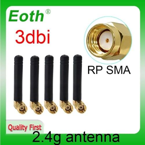 2.4 GHz wifi antenna real 3dBi Aerial RP-SMA Connector antena 2.4ghz antenne 2.4G wifi antenas wi-fi antennas Wireless Router