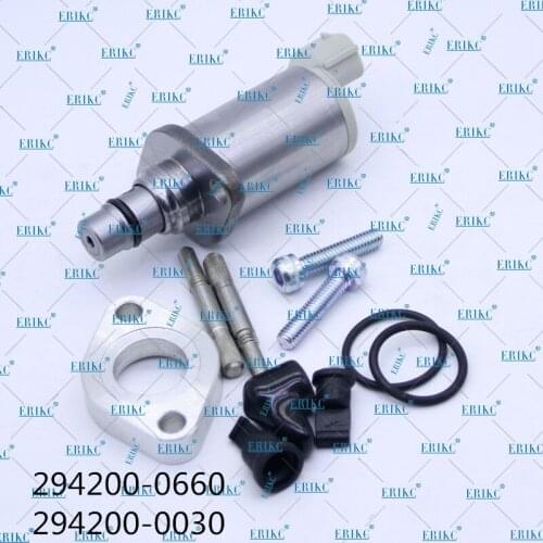 ERIKC Fuel Pump Regulator Suction Control Valve Solenoid Assy 294200-0660 294009-0030 Measurement System 2942000660 2942000030