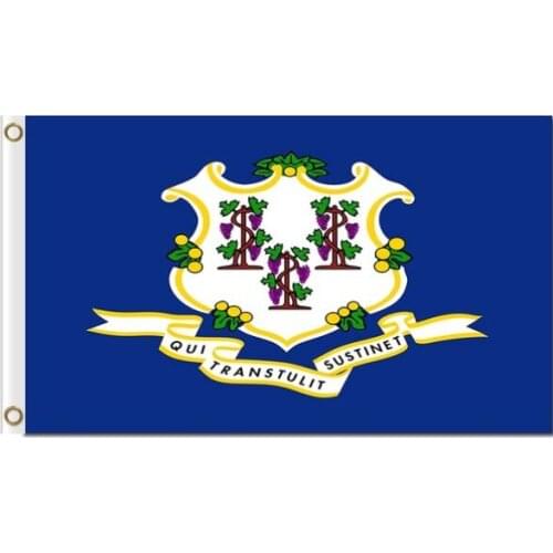 America Connecticut state flag national state flags with grommets