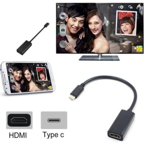 New Type C To compatible USB 3.1 Cable Adapter 4K 30Hz HD Conversion Cable for MacBook Samsung Huawei Phones Tablet Laptop