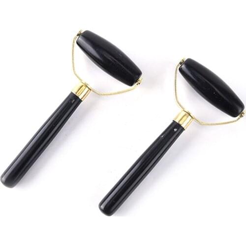 Crystal Stone Body Jade Massager Derma Roller Skincare Roller Wrinkle Removal Beautiful Tool Natural Quartz Facial Body Massage