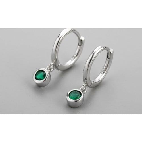 Fashion Round Charm Piercing Stud Earring For Women Girls Party Wedding Jewelry Pendientes Accessories eh1393