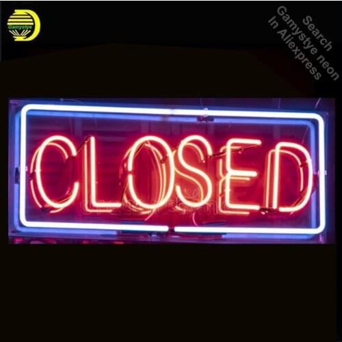 Neon Sign Shop Closed Neon Light WINDOW Custom free Design club Lamp resterant light Hotel custom coffee Impact Attract light