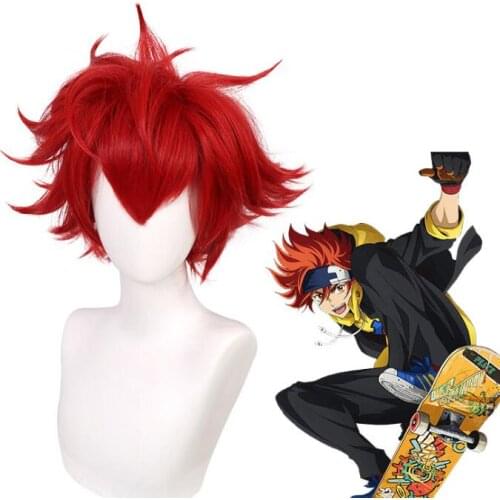 Anime Short Wig Cosplay PROMARE Mad Burnish Lio Fotia Gueira Costume Heat Resistant Synthetic Hair Men Women Wigs