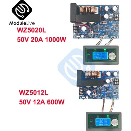 WZ5020L WZ5012L DC DC Buck Converter CC CV Step-down Power Module 50V 20A 1000W 600W Adjustable Voltage Regulated Power Supply