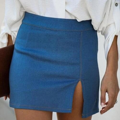 Tino Kino Denim Skirts For Women