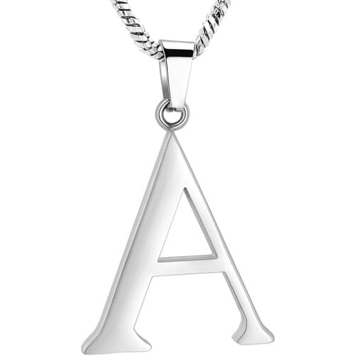 Cremation Jewelry Letter A~Z Urn Necklace for Ashes Holder Keepsake Memorial Jewelry for Loved One