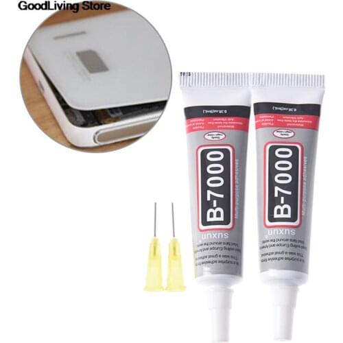 2pcs 9ML Glue Cell Phone Touch Screen Glass leather Super Glue Best B-7000 Glue Multipurpose Adhesive Epoxy Resin DIY Craft