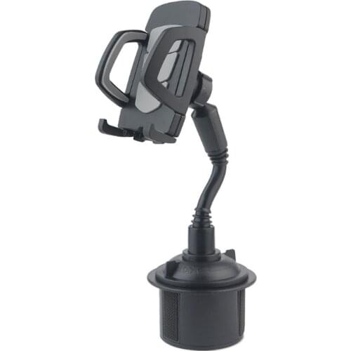 Universal 360 Degree Adjustable Car Cell Phone Mount Gooseneck Cup Holder Stand X6HF