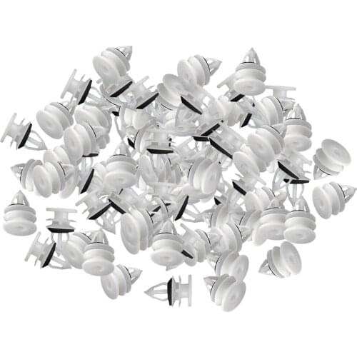 50 Pairs Nylon Door Trim Panel Retainer Clips Fastener interior mounting Kit