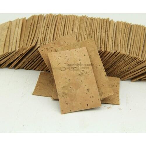 50Pcs Natural Sax Saxophone Neck Cork Sheet 1.0mm