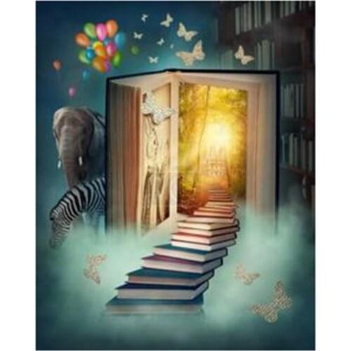 New 5D DIY Full Round/Square Diamond Painting Book Scenery 3D Embroidery Cross Stitch Rhinestone Mosaic Home Dector Art YC496