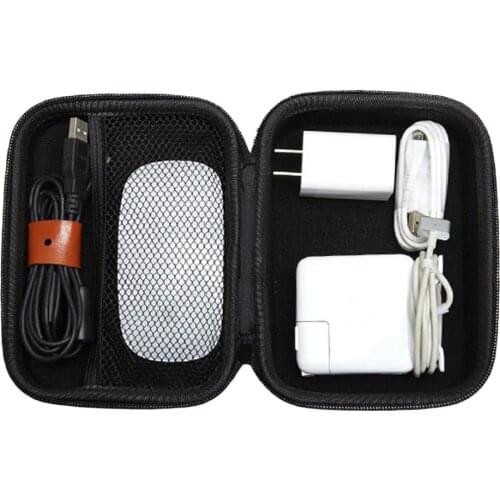 Besegad Hard EVA Portable Travel Carrying Protective Storage Case Bag For Apple Pencil Laptop Power Adapter Mouse Accessories