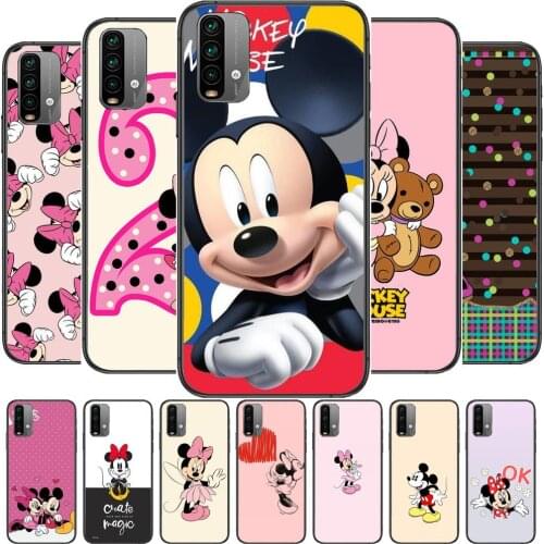Pink Red Minnie Mouse Phone Case For XiaoMi Redmi 11 lite 9C 8A 7A Pro 10T 5G Anime Cover Mi 10 Ultra Poco M3 X3 NFC 8 SE cover