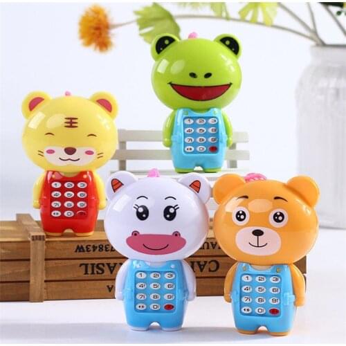 0-36 Months Baby Educational Toy Cartoon Music Lights Up Mobile Phone Shape Baby Kid Boy Girl Baby Toys Gifts