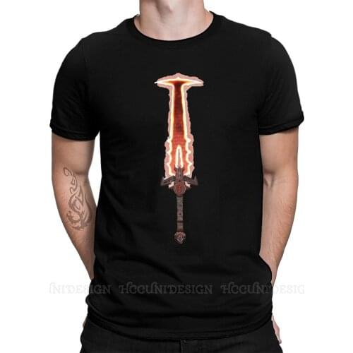 High Quality Men Doom Slayer Shooting Games TShirt Crucible Pure Cotton Shirt Tees Harajuku For Adult Oversize