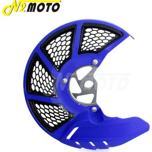 Dirt Bike Front Brake Disc Rotor Guard Cover Protector Yamaha YZ250F YZ450F 2014-2018 YZ250FX 2015-2018 YZ450FX 2016-2018 Blue