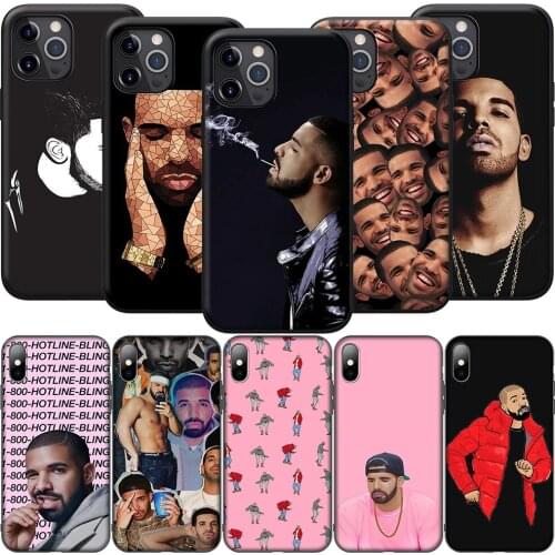 GX62 Drake Silicone Soft Case for iPhone 12 Mini 11 Pro XS Max XR X 8 7 6 6S Plus 5 5S SE 2020
