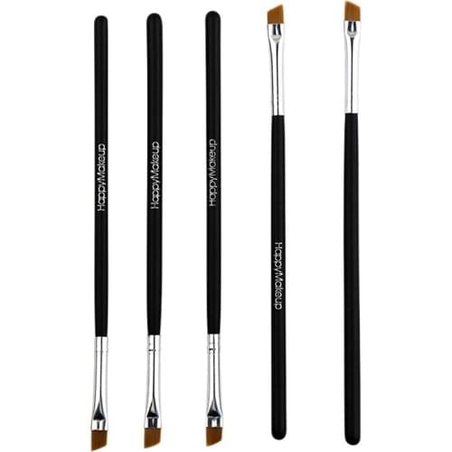 Makeup Eyebrow Brushes Portable Eyebrow Brush Angled Double Head Makeup Brushes Eyelash Eyeshadow Cosmetic Tool