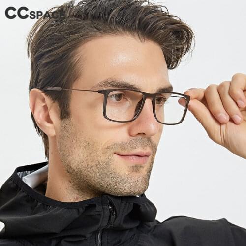48030 Square Retro Plastic Titanium Glasses Frames Men Women Optical Fashion Computer Glasses