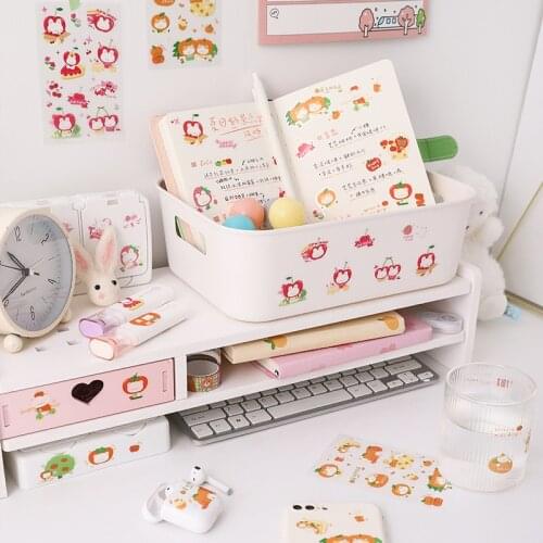 Small Kawaii Stickers Korean Stationery Stickers Laptop Water Bottle Decal Sticker Photo Planner Stickers For Diy Arts Crafts
