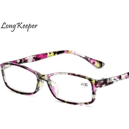 Men Women Reading Glasses Vintage Rectangle Reading Eyeglasses Fashion Red Anti-blue Light Prescription Hyperopia Glasses