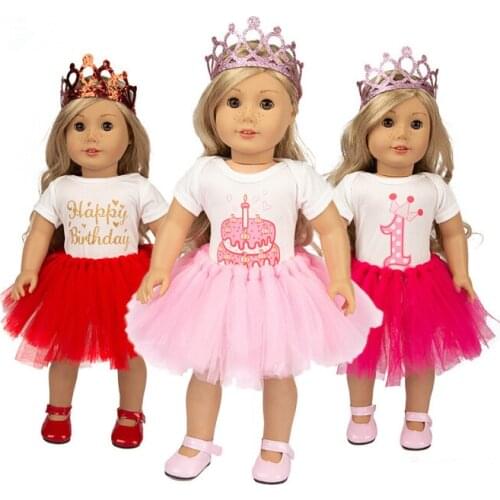 New Brithday dress fits for American girl 18" american girl doll alexander doll best gift
