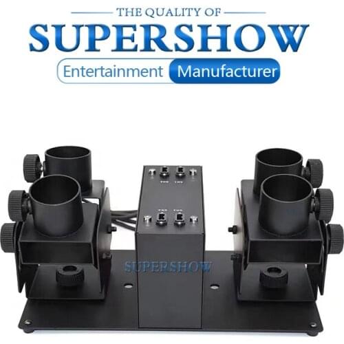 New Style 100W 4 Heads Shot Paper Cut Electric Confetti Cannon Machine for Wedding Stage Show Nightclub