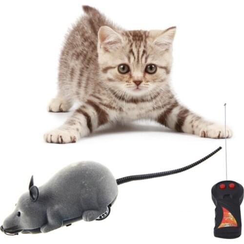 RC Rat Wireless Remote Control Mouse Joke Toy Pet Fake Prank Trick Cat Electronic Animal Novelty Funny Toys For Children