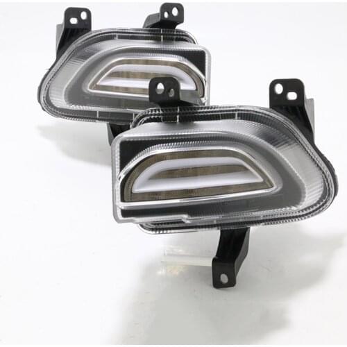 LED Headlight fog lights For Jeep Renegade 2015-2018 DRL headlights fog light daytime running lights driving lights foglights