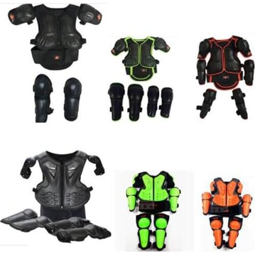 For Height 1-1.3M Boys Girls Child Youth Body Protector Vest Armor Kids Motocross Chest Spine Protection Gear Knee guard