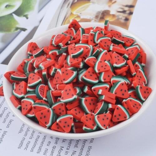 10pcs/bag Slime Crystal mud filler Slime filler simulation fruit Dragon fruit grape orange DIY material Accessories