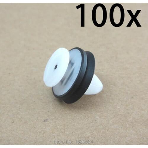 100 Pcs Door Panel Trim Card Clips Interior for Citroen C2 C8 C3 C4 For Citroen Picasso ,207 807 For Renault Kangoo