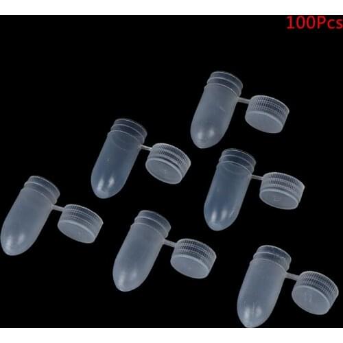 100Pcs Portable Flip Lid Transparent Capsule Storage Containers Pill Box
