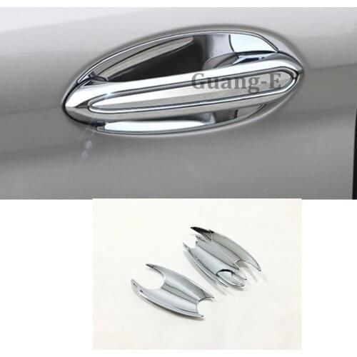 Car Cover Detector Trim Abs Chrome External Door Bowl Sticker Lamp Frame Armrest 4pcs For Bmw X5 Xdrive G05 2019 2020