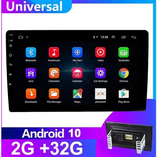2 Din Android 10 Car Radio Autoradio 9"/10.1" Android Car Multimedia Player GPS Wifi No DVD Mirrorlink Gps Wifi Mp5 Player
