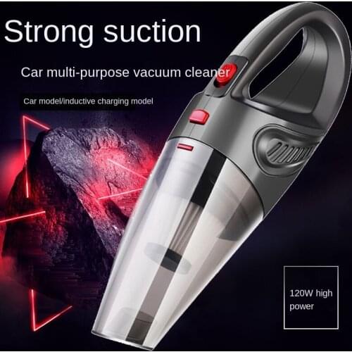 Car vacuum cleaner wireless charging hand vacuum cleaner large suction force wet car home dual-use cleaning