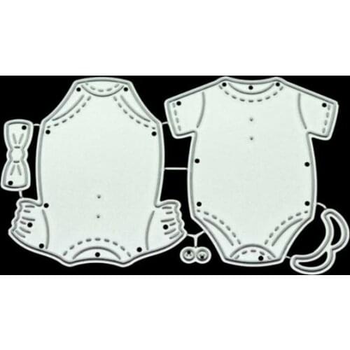 Baby Clothes DIY Metal Cutting Dies Stencil Scrapbooking Photo Album Stamp Paper Card Crafts Decor