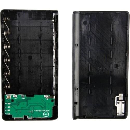 Dual USB Power Bank 6x 18650 External Backup Battery Charger Box Case For Phone 37MC