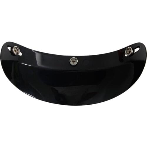 Hot Universal 3 Snap Visor Face Shield Lens For Motorcycle Helmets Open Face