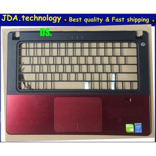 MEIARROW Genuine Red Palmrest Top case For DELL VOSTRO V5460 V5470 V5480 US Keyboard bezel Upper cover Touchpad