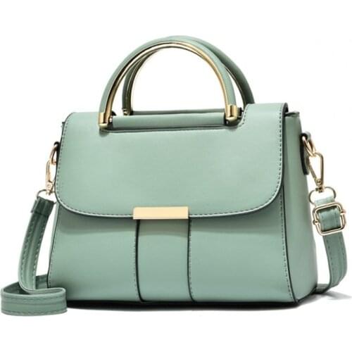 2021 new womens shoulder bag Street versatile cross portable womens bag personality fashion simple Pu single shoulder bag