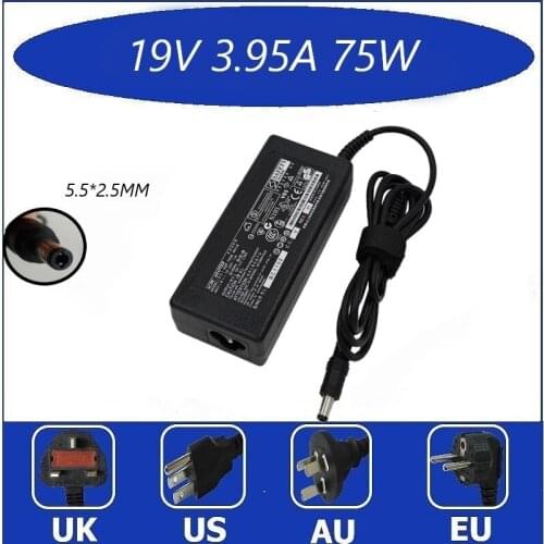 New 19V 3.95A 75W 5.5*2.5mm AC Adapter Power Charger For Asus Laptop L775-13G C855-12Z C670-13D L350-188 C870-D8W Charger