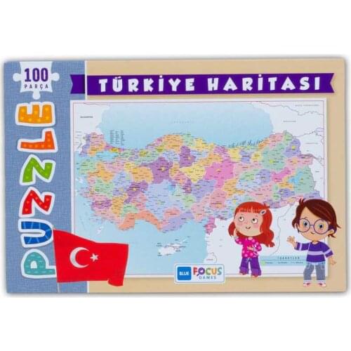 Turkey Map 100 Piece Jigsaw Puzzle Boxed (BF237)