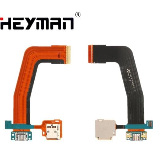 SD Adapters Flex Cable For Samsung Galaxy Tab S 10.5 SM-T800 Charging Port with SD Card Reader Flat Cable Ribbon Replacement