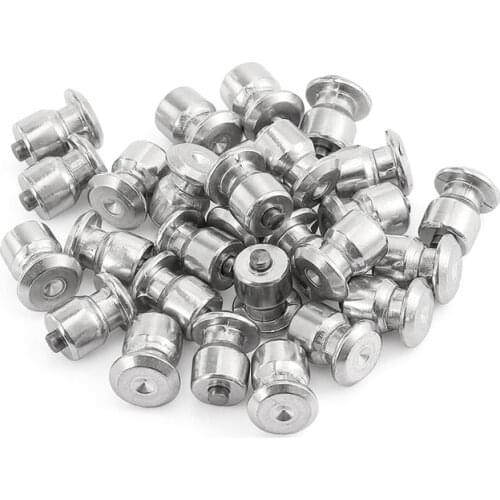 100Pcs Winter Wheel Car Tires Studs Screw Snow Spikes Wheel Tyre Snow Chains Studs For Shoes ATV Car Motorcycle SUV ATV Truck